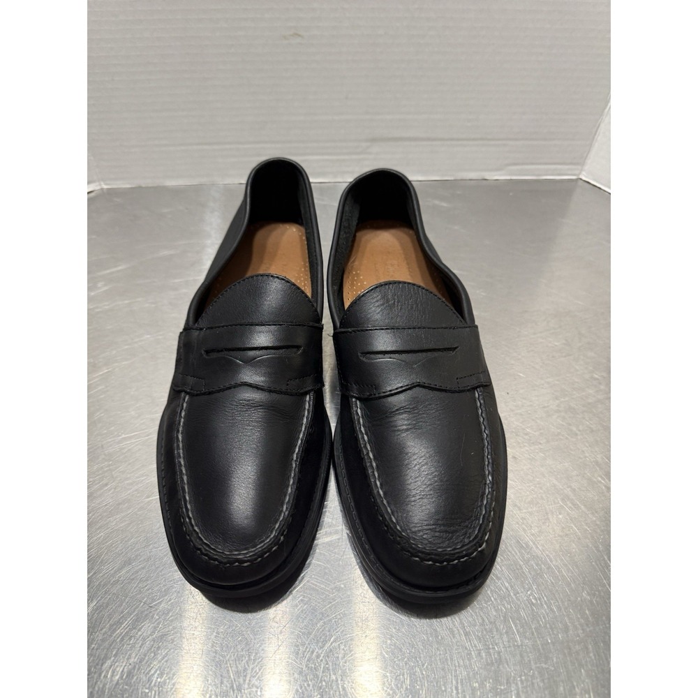 G.H. Bass Martin Penny Loafers Black Leather Men's Size 10.5 D Slip On Shoes